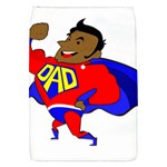 Fathers Day Black Super Dad Removable Flap Cover (S)