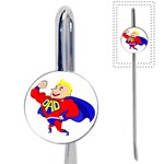 Fathers Day Blonde Super Dad Book Mark