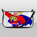 Fathers Day Blonde Super Dad Shoulder Clutch Bag