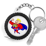 Fathers Day Blonde Super Dad Measuring Tape