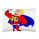 Fathers Day Blonde Super Dad Pillow Case (Two Sides)