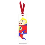 Fathers Day Blonde Super Dad Small Book Mark