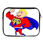 Fathers Day Blonde Super Dad Apple iPad Zipper Case