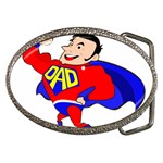 Fathers Day Super Dad Belt Buckle