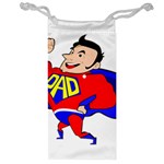 Fathers Day Super Dad Jewelry Bag