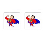 Fathers Day Super Dad Cufflinks (Square)