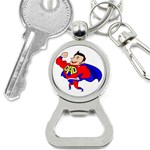 Fathers Day Super Dad Bottle Opener Key Chain