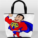 Fathers Day Super Dad Bucket Bag