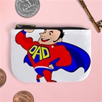 Fathers Day Super Dad Mini Coin Purse