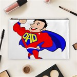 Fathers Day Super Dad Cosmetic Bag (Large)