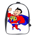 Fathers Day Super Dad School Bag (Large)