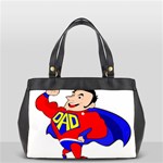 Fathers Day Super Dad Oversize Office Handbag