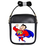 Fathers Day Super Dad Girls Sling Bag