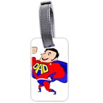 Fathers Day Super Dad Luggage Tag (two sides)