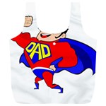 Fathers Day Super Dad Full Print Recycle Bag (XL)