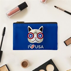 Cat_i_love_usa Cosmetic Bag (XS) from ArtsNow.com Front