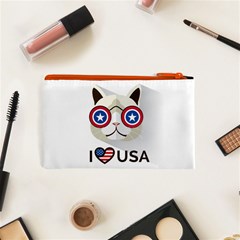 Cat_i_love_usa Cosmetic Bag (XS) from ArtsNow.com Back