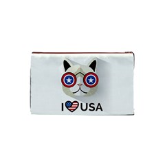 Cat_i_love_usa Cosmetic Bag (Small) from ArtsNow.com Back