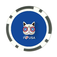 Cat_i_love_usa Poker Chip from ArtsNow.com Front