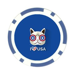 Cat_i_love_usa Poker Chip from ArtsNow.com Front