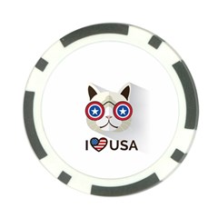 Cat_i_love_usa Poker Chip from ArtsNow.com Back