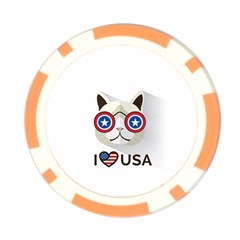 Cat_i_love_usa Poker Chip from ArtsNow.com Back