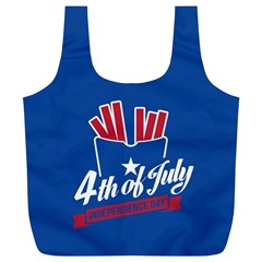 USA fries 4july Reusable Bag (XL) from ArtsNow.com Front