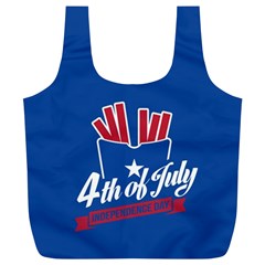 USA fries 4july Reusable Bag (XL) from ArtsNow.com Back