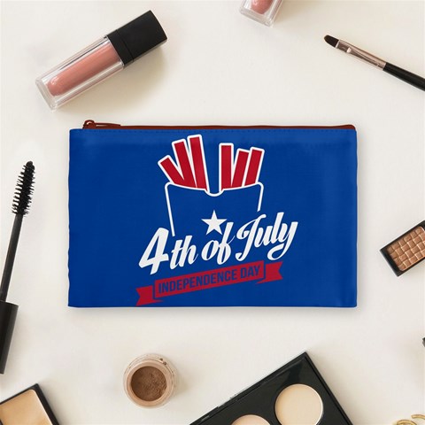 USA fries 4july Cosmetic Bag (Medium) from ArtsNow.com Front