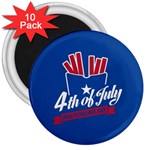 USA fries 4july 3  Button Magnet (10 pack)