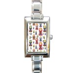 Russian Dolls Rectangle Italian Charm Watch