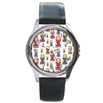 Russian Dolls Round Metal Watch