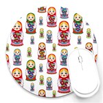 Russian Dolls Round Mousepad