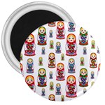 Russian Dolls 3  Magnet