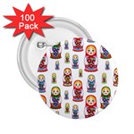 Russian Dolls 2.25  Button (100 pack)