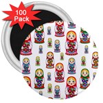 Russian Dolls 3  Magnet (100 pack)