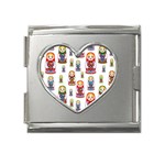 Russian Dolls Mega Link Heart Italian Charm (18mm)