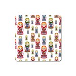 Russian Dolls Magnet (Square)