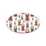 Russian Dolls Sticker Oval (10 pack)