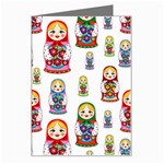 Russian Dolls Greeting Card