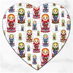 Russian Dolls Jigsaw Puzzle (Heart)