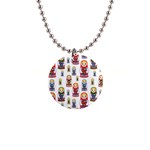 Russian Dolls 1  Button Necklace