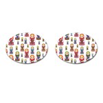 Russian Dolls Cufflinks (Oval)