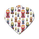 Russian Dolls Dog Tag Heart (Two Sides)