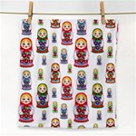 Russian Dolls Face Towel