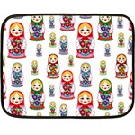 Russian Dolls Fleece Blanket (Mini)