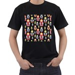 Russian Dolls Men s T-Shirt (Black)