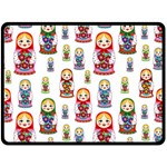 Russian Dolls Fleece Blanket (Large)