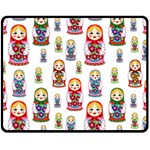 Russian Dolls Fleece Blanket (Medium)