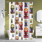 Russian Dolls Shower Curtain 48  x 72  (Small)